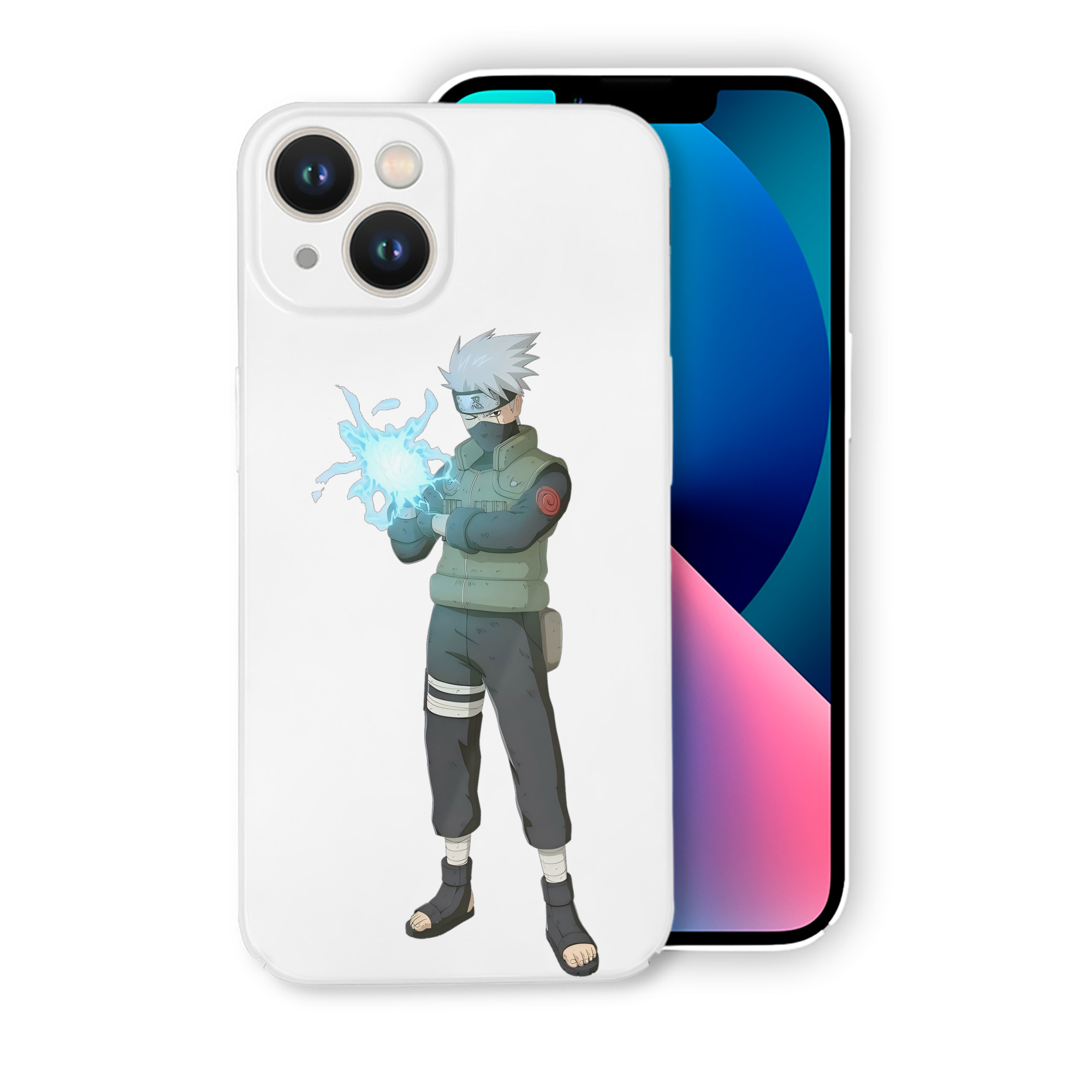 （画像用） NARUTO -ナルト- はたけ カカシ Hatake Kakashi 【iPhone 14シリーズ対応】ハードケース